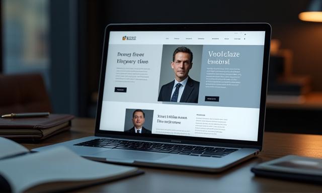 Executive portfolio and professional branding website